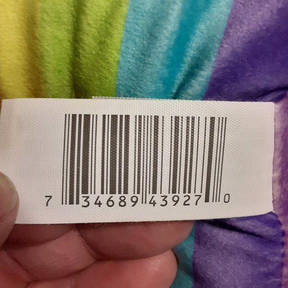 DESSA Rainbow Cake Squishmallow 8" Claire's Exclusive 2021 upc 734689439270 - Picture 5 of 5